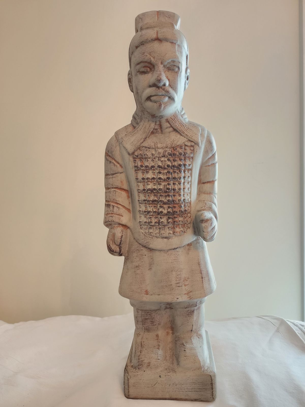 Handmade Stone Asian Warrior