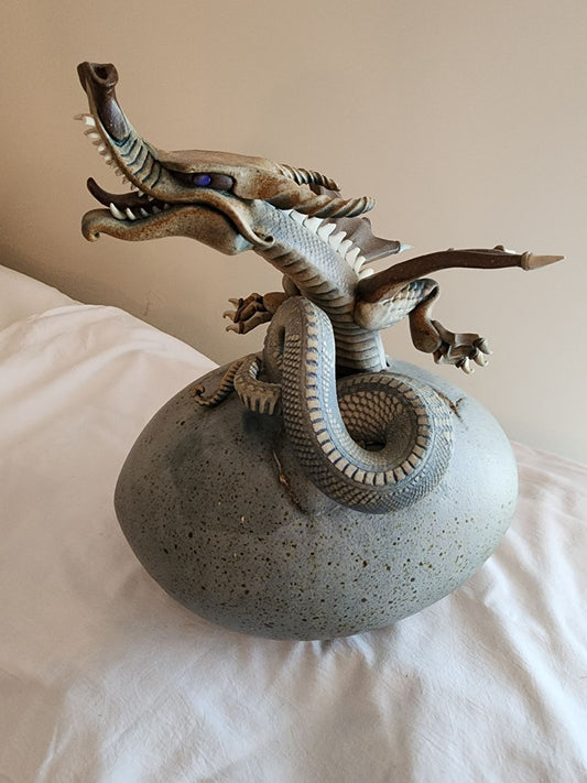 Hand Crafted Dragon Statue